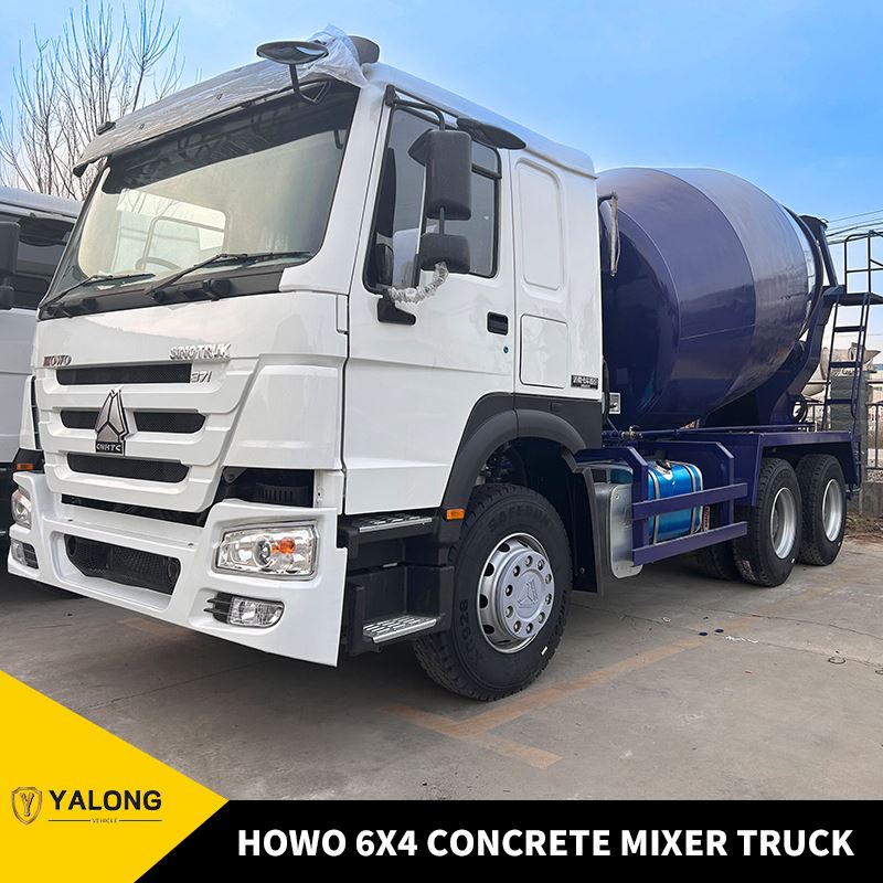 Precision & Power: HOWO 6x4 beton mixer kamyon an ki te konstwi pou travay la